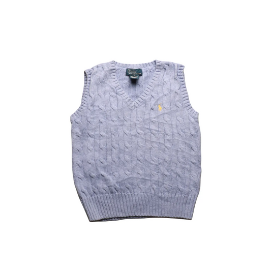 Ralph Lauren Kids Knitwear Vest Blue Age 5Y