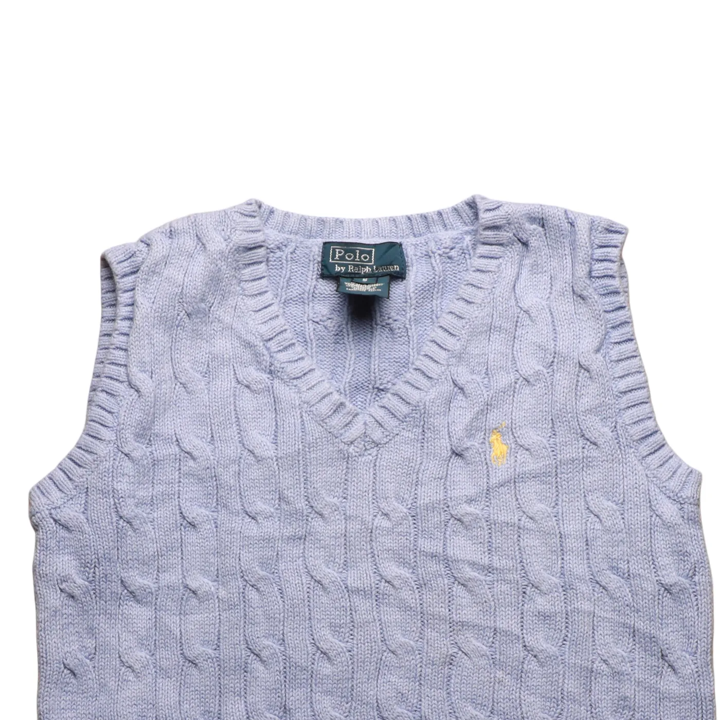 Ralph Lauren Kids Knitwear Vest Blue Age 5Y